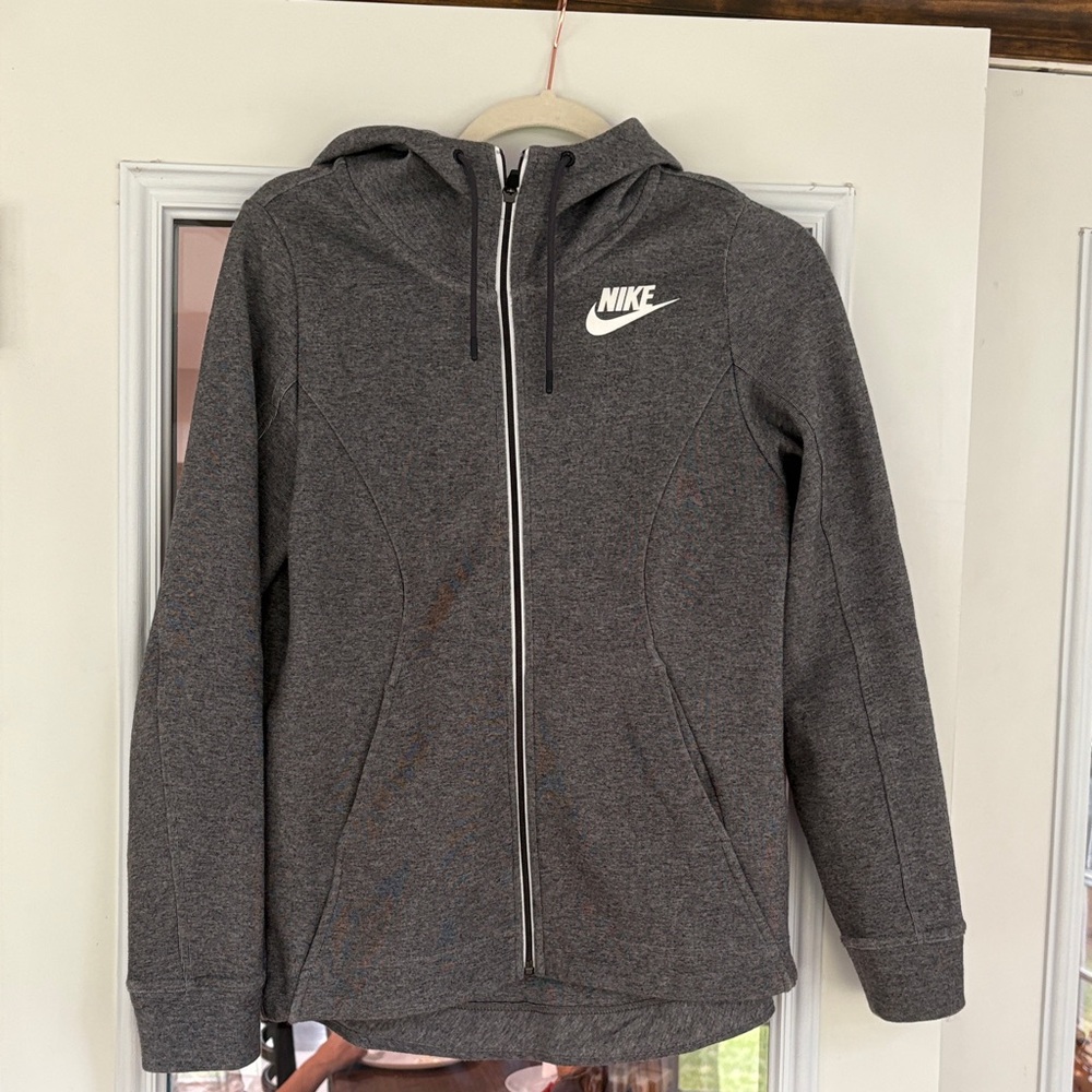 Nike Charcoal Full-Zip Hoodie size XS